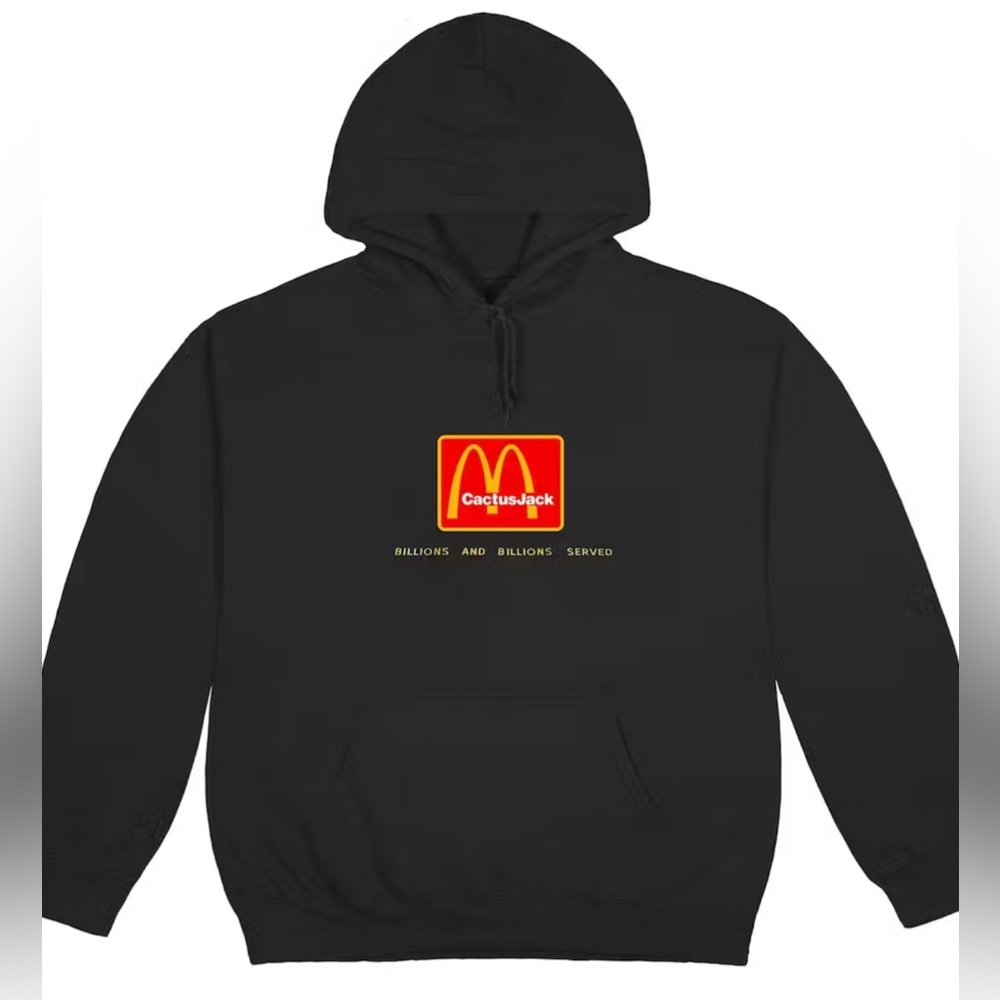 CACTUS JACK BY TRAVIS SCOTT McDonald’s BILLIONS SERVED HOODIE - Picture 1 of 10